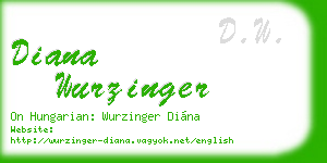 diana wurzinger business card